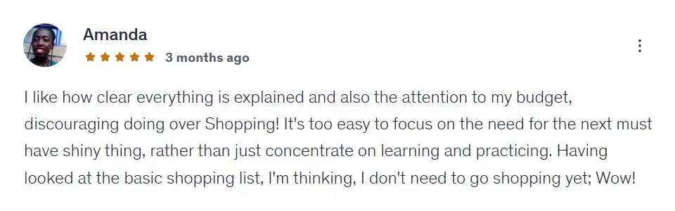 Student review