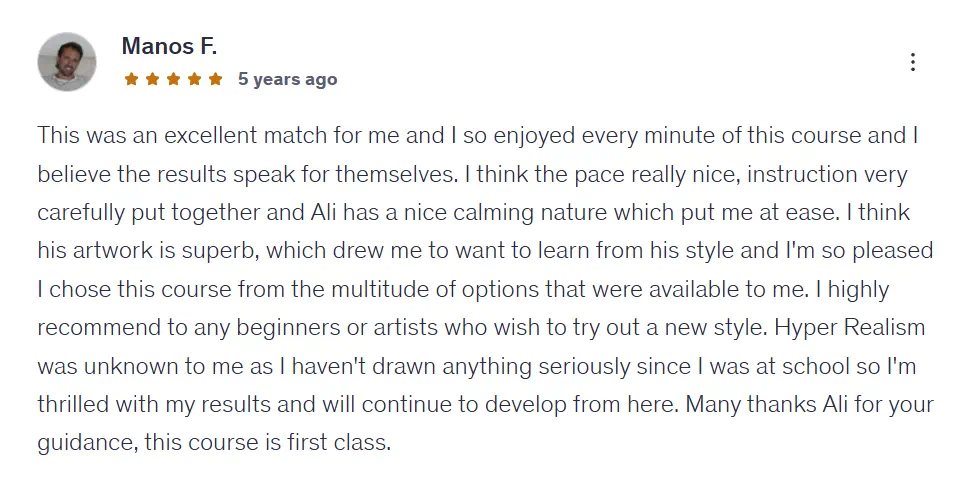 Student review about teaching quality